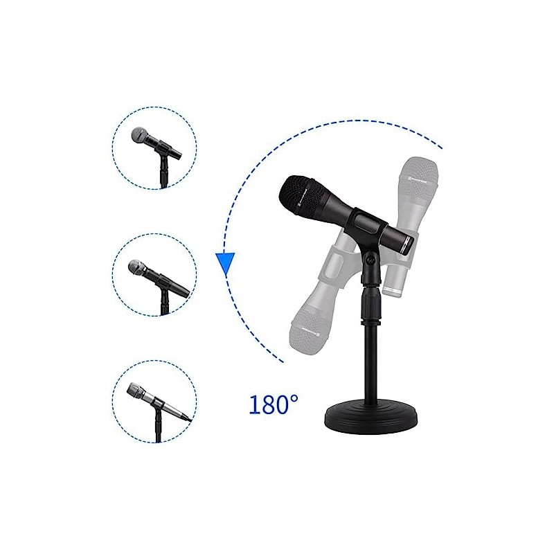 Soporte de MicróFono Ajustable de Escritorio, Computadora para Micrófono con