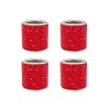 4 Pcs Car Headrest Headrest Collars Rings Personality Bling Rhinestone