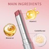 Honey Lipstick,Pink Tined Lip Balm,Hydrating Glossier Lip Balm for Dry