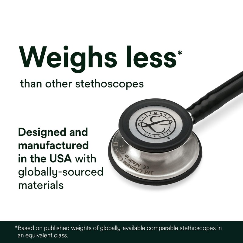 Littmann Stethoscope Classic III Black/Black Finish 5803