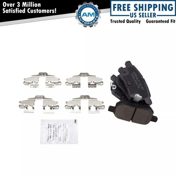 AM Autoparts Rear Ceramic Disc Brake Pads Set for Vibe