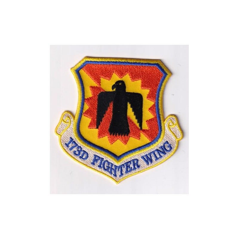 173rd Fighter Wing Patch, 3.5 in, Iron On