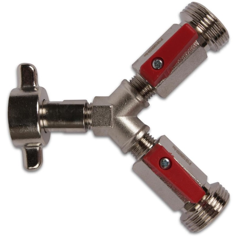 2-Way Stop Valve for Pressure Regulator 1 x 3/4 Inch