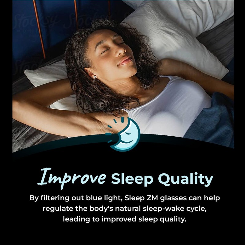Sleep ZM Blue Light Blocking Glasses for Women + Men