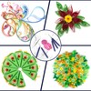 TIESOME 7 Pcs Paper Quilling Tools Slotted Kit, Assorted Sizes