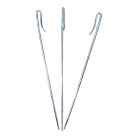 Creative Zone Sikh Baaz/Salai/Baaj/Needle for Turban/Patka (Stainless Steel)(Silver) for Men/Women.(Pack of 3)