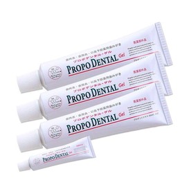 Propolis Toothpaste, No Abrasive, Pyorrhea, Abrasive, For Electric Toothbrushes, No Abrasives, Toothpaste Gel, 2.6 oz (75 g), 3 x Propodental Gel (2.6 oz (75 g) + 1 Mini Size, Periodontal Disease