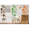Mid-Century Modern Geometric Wall Decals | Custom Colors | 80”