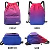 Risefit Waterproof Drawstring Backpack, Swimming Travelling Shopping Gym Bag Nylon