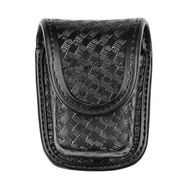 Bianchi 7915 Glove Pouch Holder, Basketweave Black, Hidden Snap