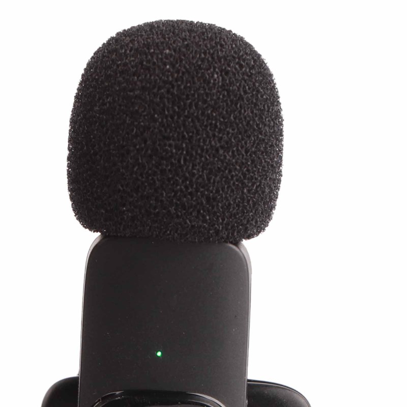 Wireless Lavalier Microphone Mini Plug and Play Live Stream Recording