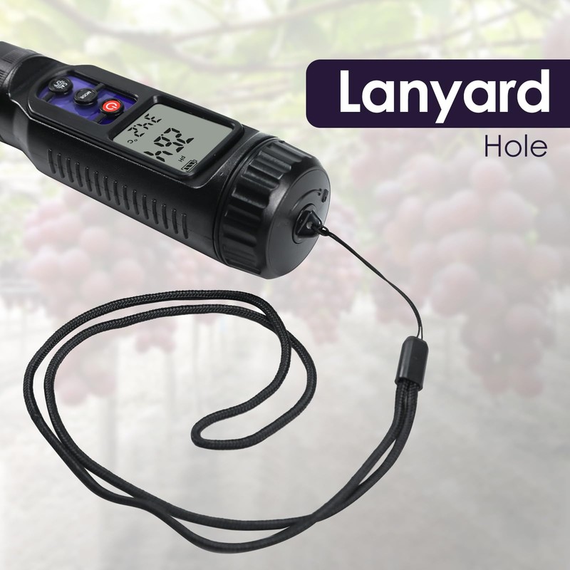 pH Meter for Food 3-in-1 Digital pH EC Temperature Meter