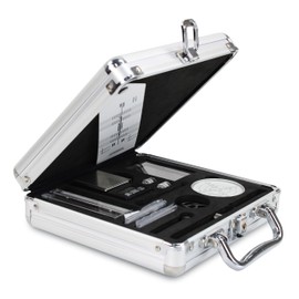 Lenco TTA-12IN1PRO Professional Turntable Care Kit | Record Anti-Static Brush | Stylus Force Scale | Cartridge Azimuth and VTA Protractor
