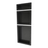 Tile Redi USA RNT166S-14-20 Shower Shelf, 16" x 40", Black