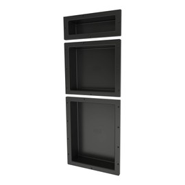 Tile Redi USA RNT166S-14-20 Shower Shelf, 16" x 40", Black