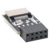 Adaptador USB Tipo E a Tipo C - Panel Frontal