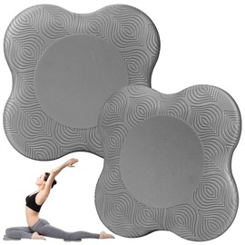 Rodilleras Yoga Grueso 2piezas,2CM Espesas de Yoga Knee Pads Suaves,Almohadilla de Pilate PU Antideslizantes,Soportes Y Accesorios de Pilates,Para