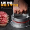 PURPLEBIRD Hamburger Press Patty Maker, Adjustable Burger Shaper Mold, 1/2