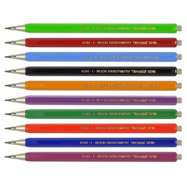 KOH-I-NOOR 5216 Druckbleistift Fallbleistift Metall 2 mm farbig sortiert 10 er Set