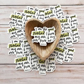 Swaygirls Christian stickers | Faith Bible verse quote decals | Good shepherd