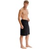 Morgenstern Saunakilt Men's Velcro Cotton Terry Towel Sauna Towel, black