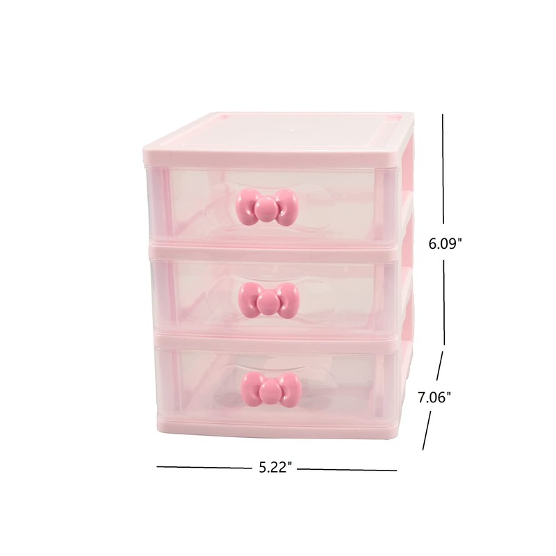 Lovely Pink Receiving Storage Cabinets Box With Multi-layers And Pink