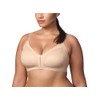Wonderbra Womens Plus Size Wireless Full Coverage Bra, Paris Nude,