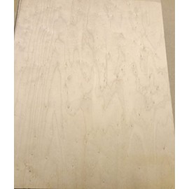 Birdseye Maple Wood Veneer 8.5" x 10.5" with Paper Backing 1/40" Thickness Sheet
