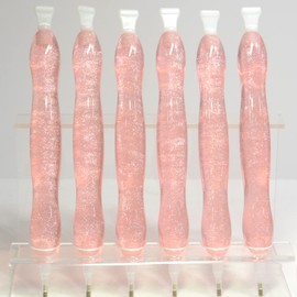 Bolígrafo de pintura con diamantes de cielo estrellado brillante con 14 puntas, bolígrafo de arte de diamante, bolígrafo de punteado de diamantes de resina, bolígrafo de pintura de diamante con cera para pintura de diamantes, color rosa