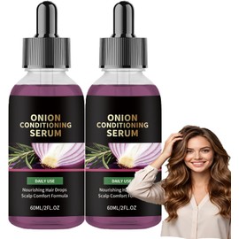 Sérum capilar nutritivo,suavizante fuerte 3en1con cebolla,romero biotina (2pcs)