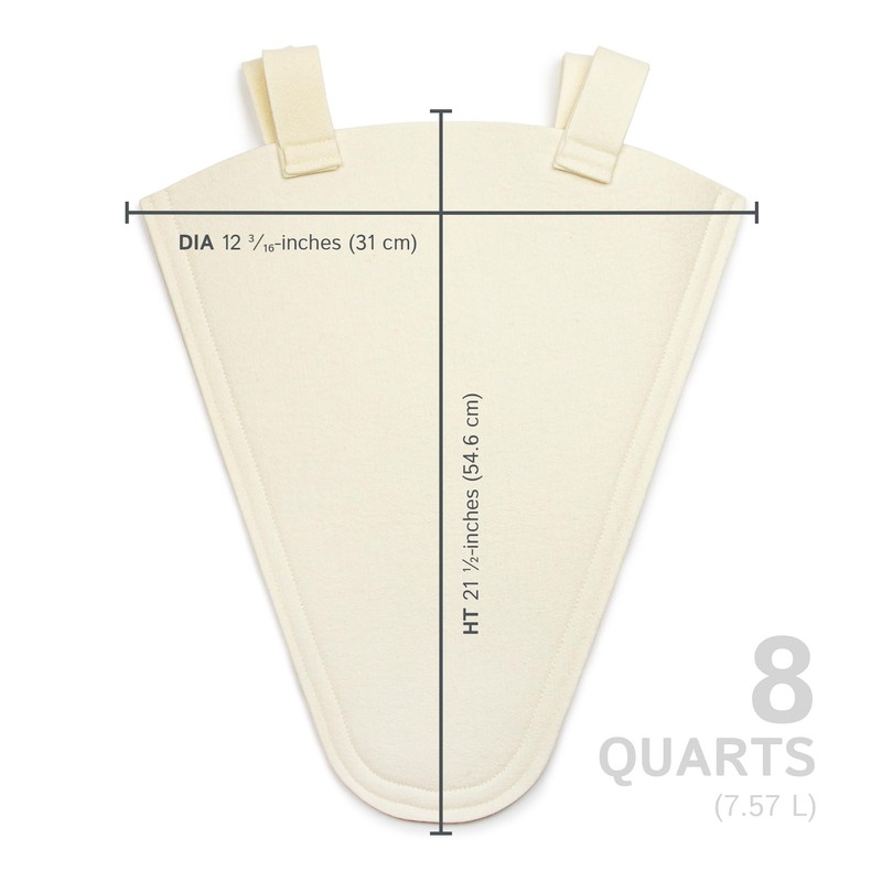 The Felt Store Wool Maple Syrup Filter Cone - Heavy