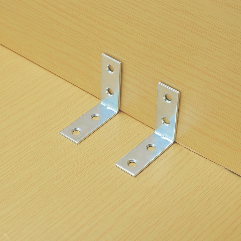 30 PCS Metal Corner Braces – Galvanized Steel L-Shaped Angle