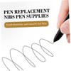 TEHAUX 60 Pcs Calligraphy Pen Nibs Replacement Set 6 Sizes