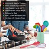LIANYU 12-Piece Silicone Kitchen Cooking Utensils with Holder, Kitchen Tools