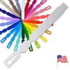 TAGKRAFTERS 5" x 1/2" White - 2,000 Pcs - Plastic