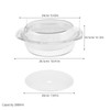 UPKOCH Microwave Steamer with Lid And Ceramic Steaming Tray, 2000ml