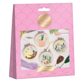 Sew And So On Premium Embroidery Kit, Garden, Embroidery Kits for Adults & Cross Stitch Kits for Adults Beginners, Gift Idea Embroidery Kit Beginner with Embroidery Patterns, Embroidery Set