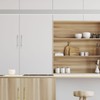 sourcing map Cabinet Handles, 5Pcs 8" Stainless Steel Round Kitchen