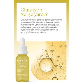 Leke Karşıtı Aydınlatıcı Vitamin C Serum Glutatyon, Ferulic Asit,%20 Ascorbic Asit 30 ml