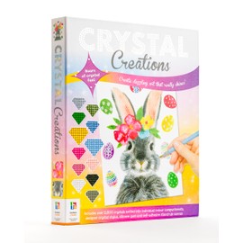 Curious Universe Hinkler - Crystal Creations Easter Bunny - Diamond Painting for Adults - Easter Gifts - Arts and Crafts Sets - Easter Crafts