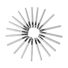 Hole Punch Tool, Asixx 20pcs /Set Leather Craft 5mm Carbon Steel Flower Punch Hole Tool for Wallet/Belt Decoration(20Pcs)