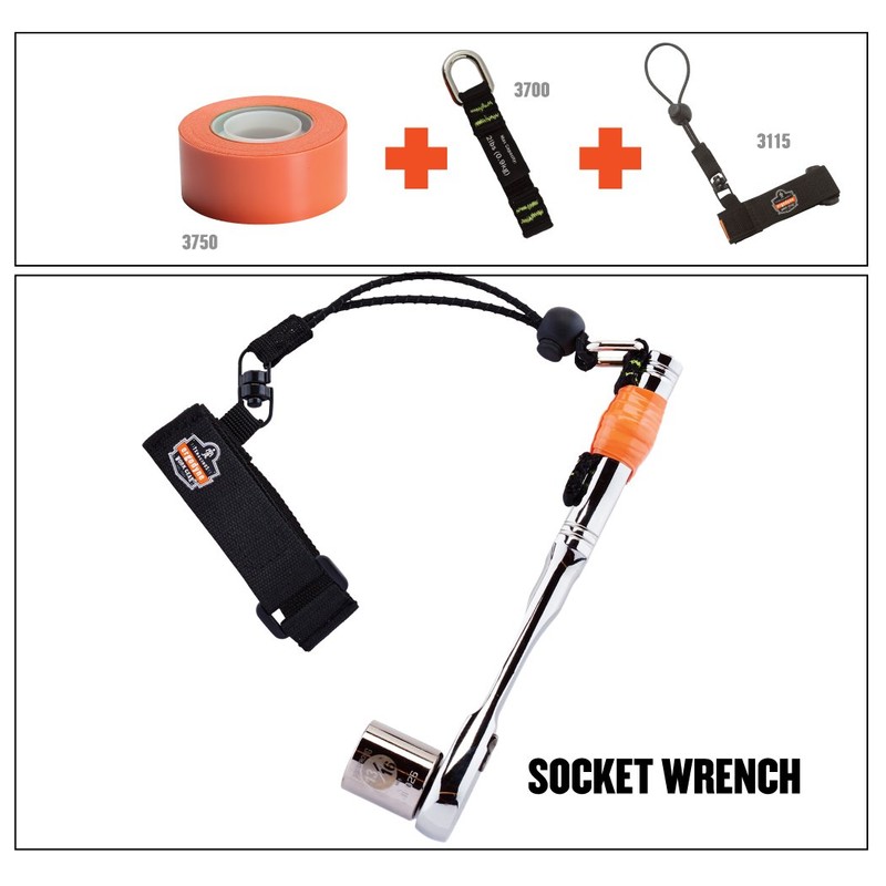 Ergodyne Squids 3115 Adjustable Wrist Tool Lanyard with Loop End,