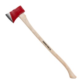 COUNCIL TOOL Single Bit Axe - 3.5 lb. Dayton Pattern Axe with 36" Curved Wooden Handle & Forged Steel Head - 35DR36C