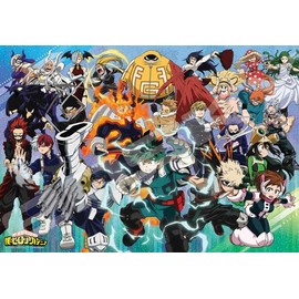 Jigsaw Puzzle TV Anime My Hero Academia Hero Student & Pro Hero 1000 Piece (1000T-351)