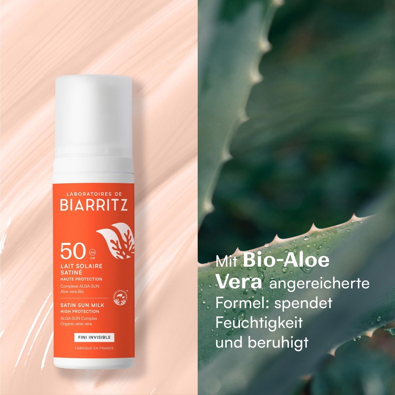 Laboratoires de Biarritz - Satin Sun Lotion SPF50 - Transparent