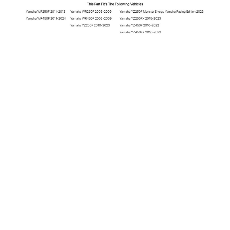 Tusk Engine Kill Switch - Fits: Yamaha YZ250F 2010-2019