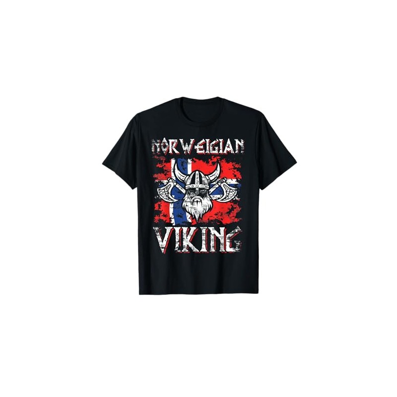 Scandinavia Regalo Bandiera Della Norvegia Vichingo Maglietta