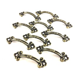 Happy Spring Handle Knob Antique Total Length 2.0 inches (5 cm) Screw Pitch 4 cm I (10 Pieces)