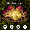 Huaxu Solar Garden Lights Outdoor Decorative - Bright Lotus Flower