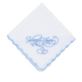 Pañuelo Happy Tears para novia, accesorio de boda, dama de honor, despedida de soltera, regalo, Love Heart-Happy Tears, Talla única